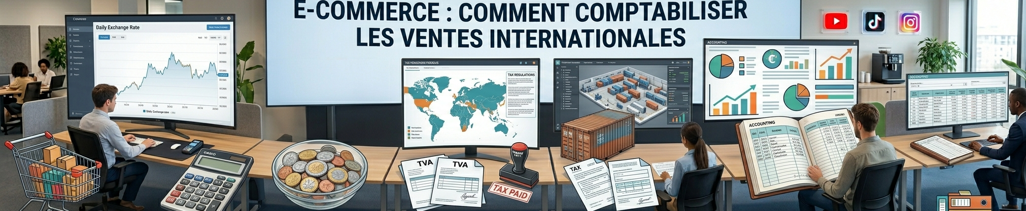 E-commerce : comment comptabiliser les ventes internationales